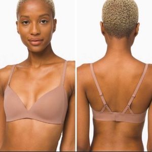 Lululemon Wireless Take Shape Bra Nude